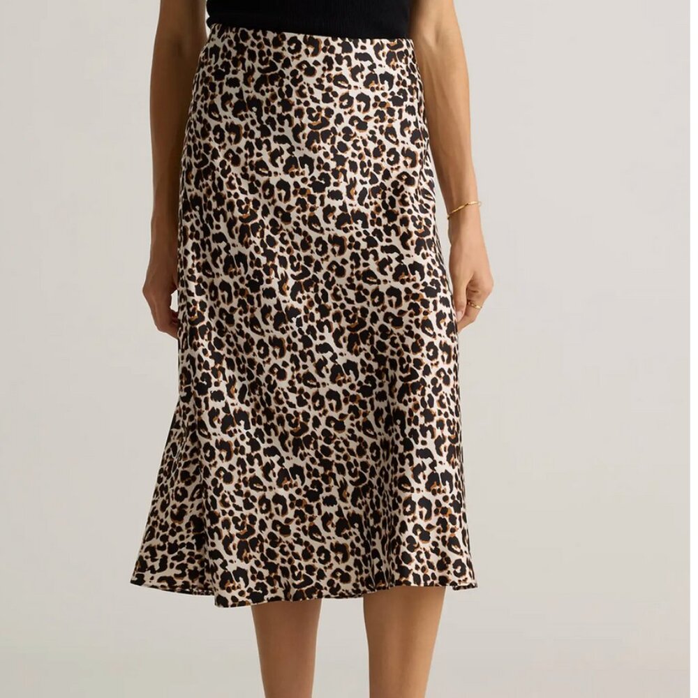 Quince silk skirt
